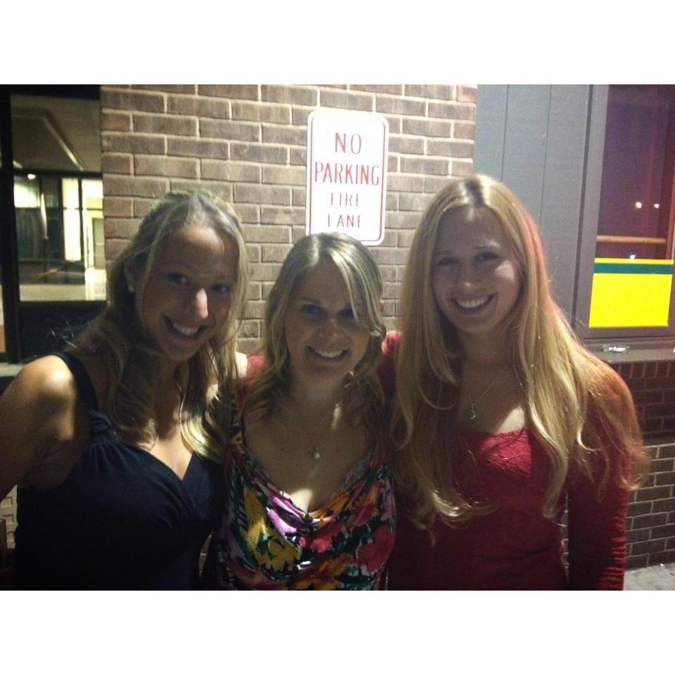 Matron of Honor Becky and bridesmaid Belinda with Kasey.