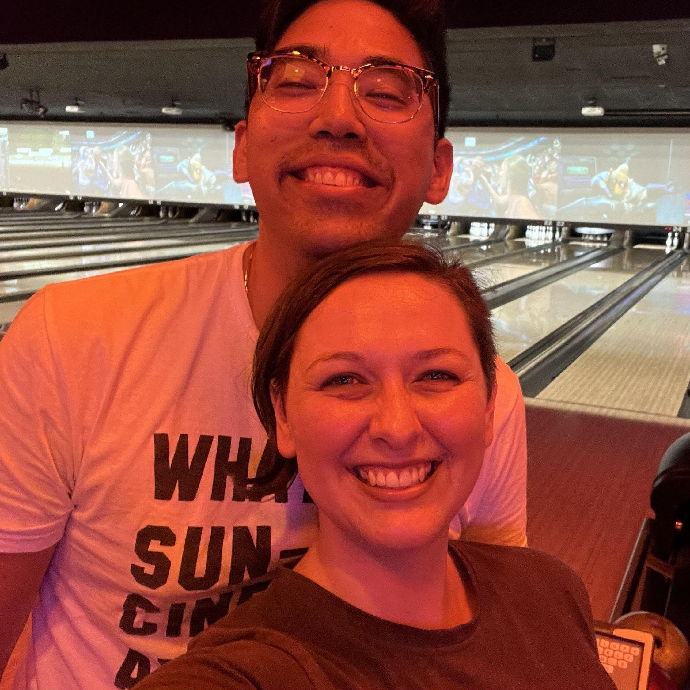 Bowling with friends in Jacksonville