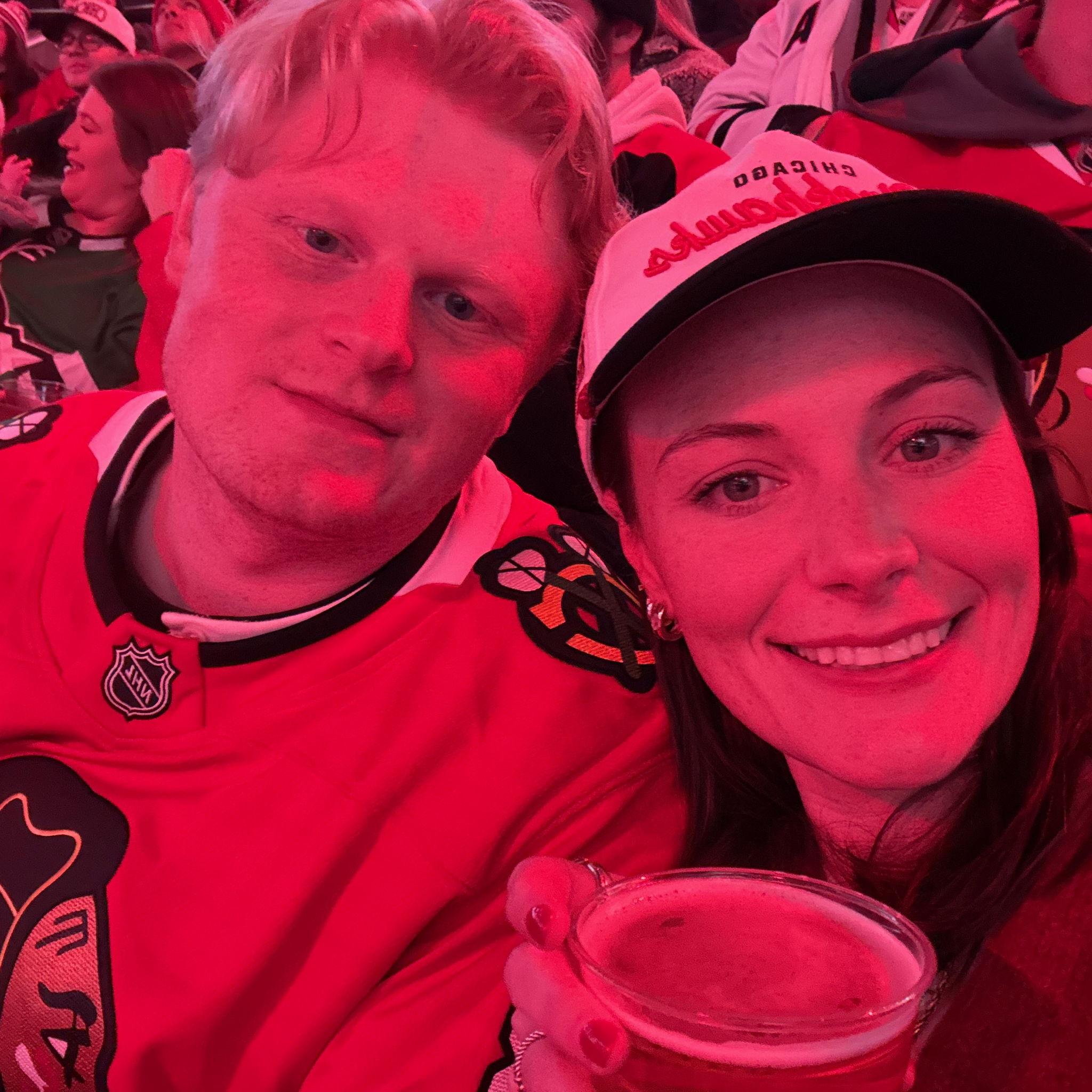 January 2026: Trip to Chicago! Our first Blackhawks Hockey Game!