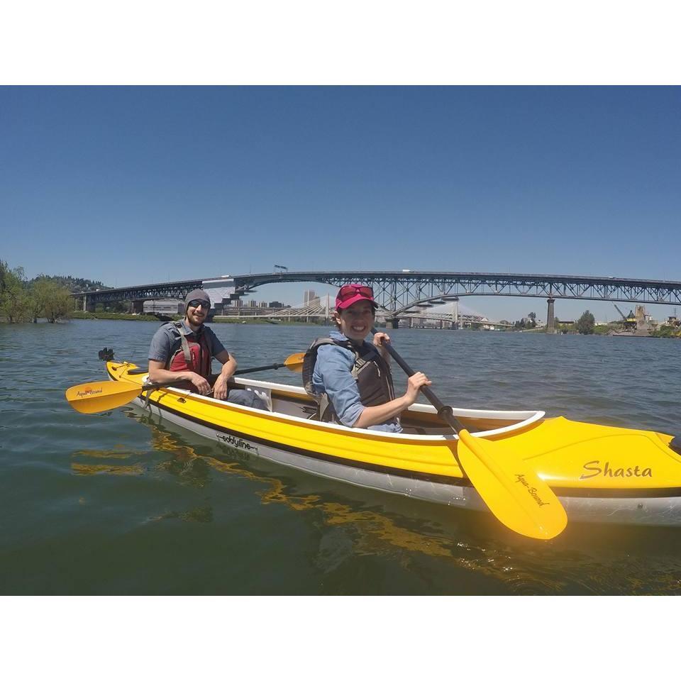 Birthday kayaking adventures in Portland, OR- May 2017