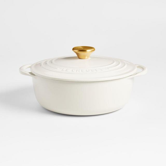 Le Creuset ® Cream 2.75-Qt. Shallow Round Dutch Oven