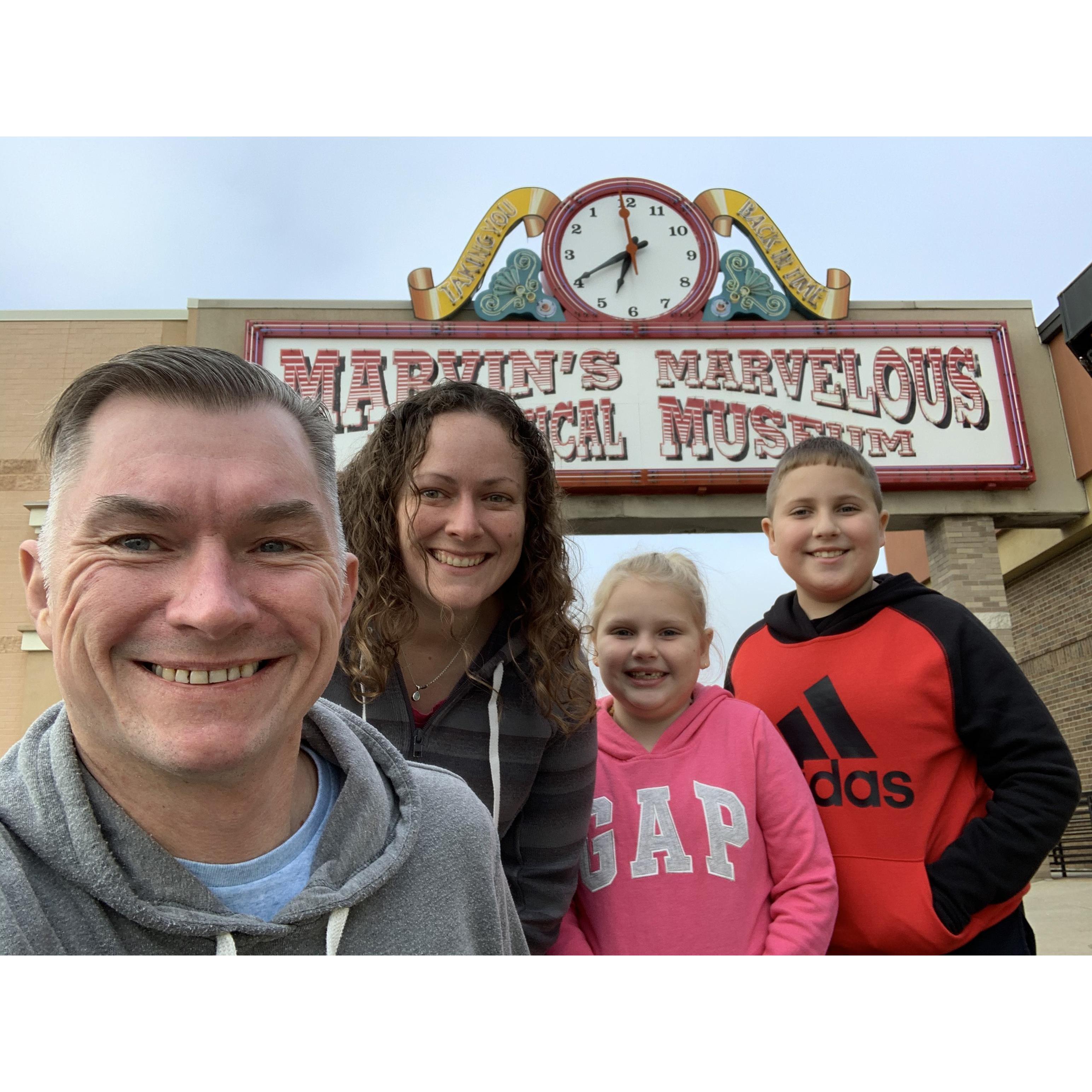 Taking the kids to Marvin's Marvelous Mechanical Museum, Christmas 2019