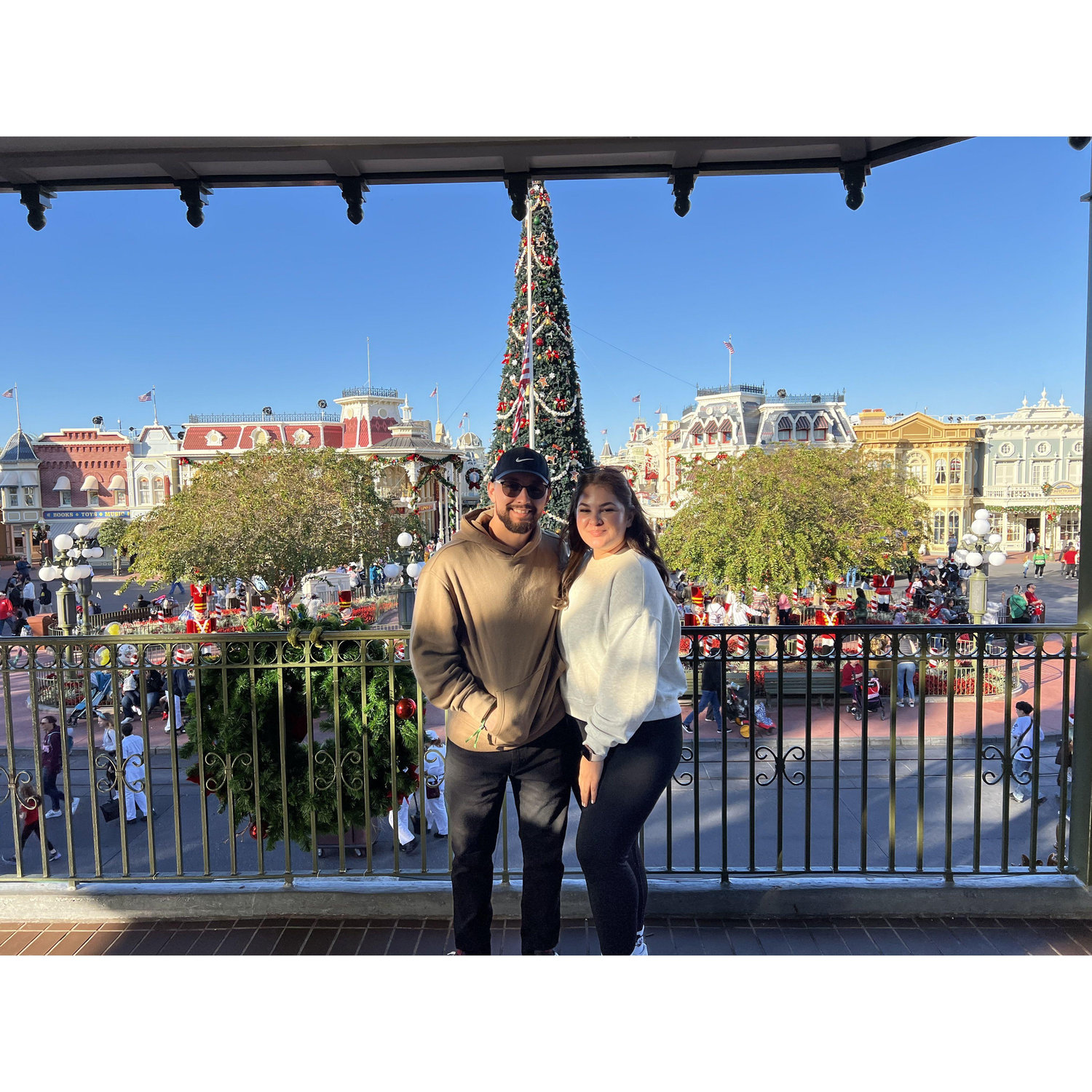 Fun Fact: Kevin had the ring in his jacket pocket in this picture! He was so scared I was going to notice it! 5 minutes later Kevin asked me to marry him :,)