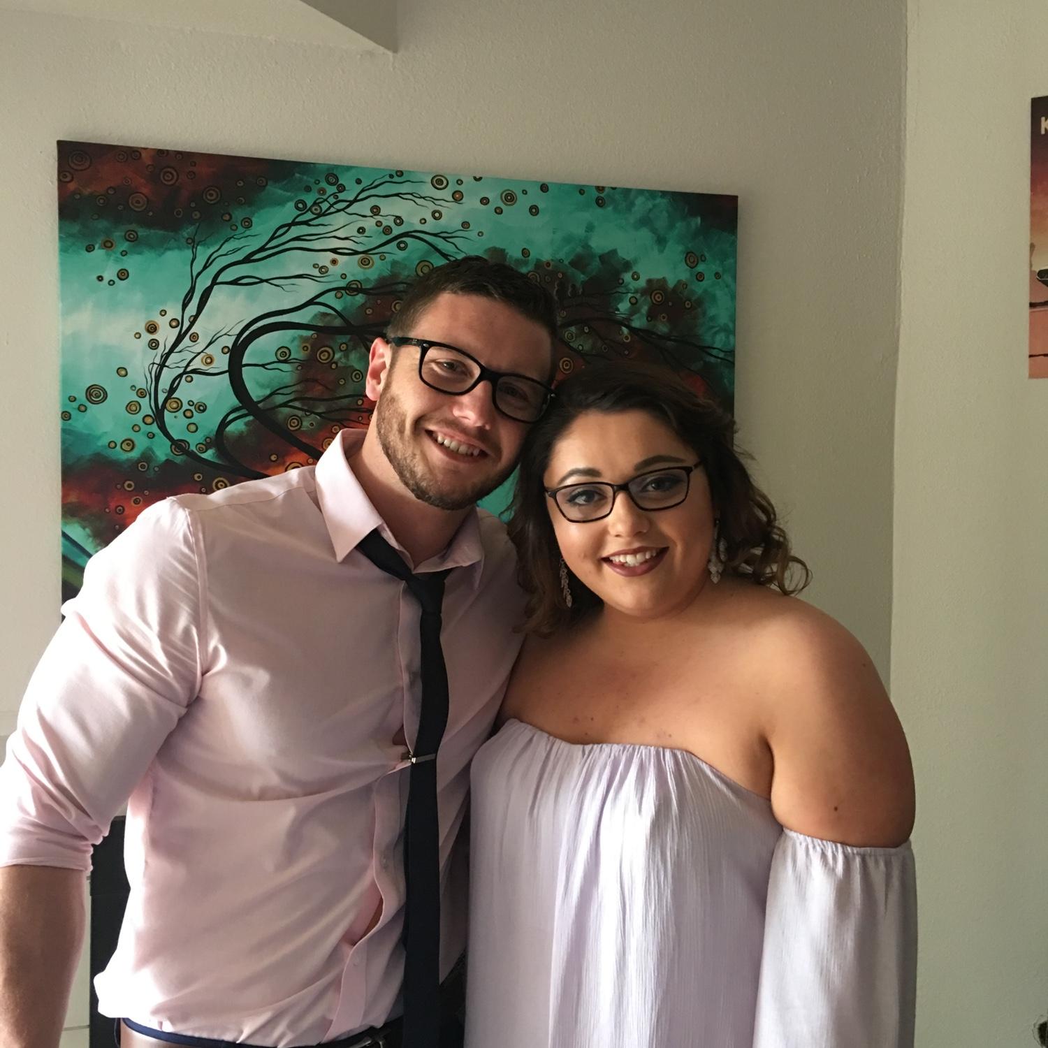 Our first wedding we attended together! Circa 2017