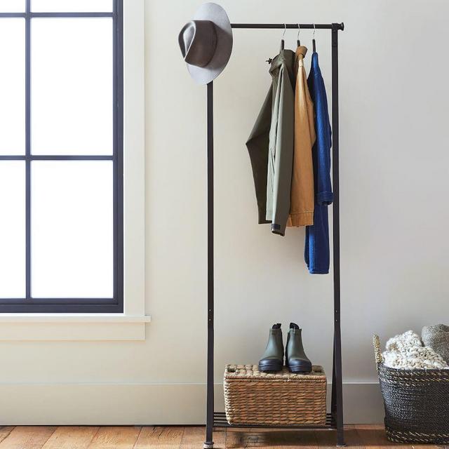 Standing Rolling Coat Rack