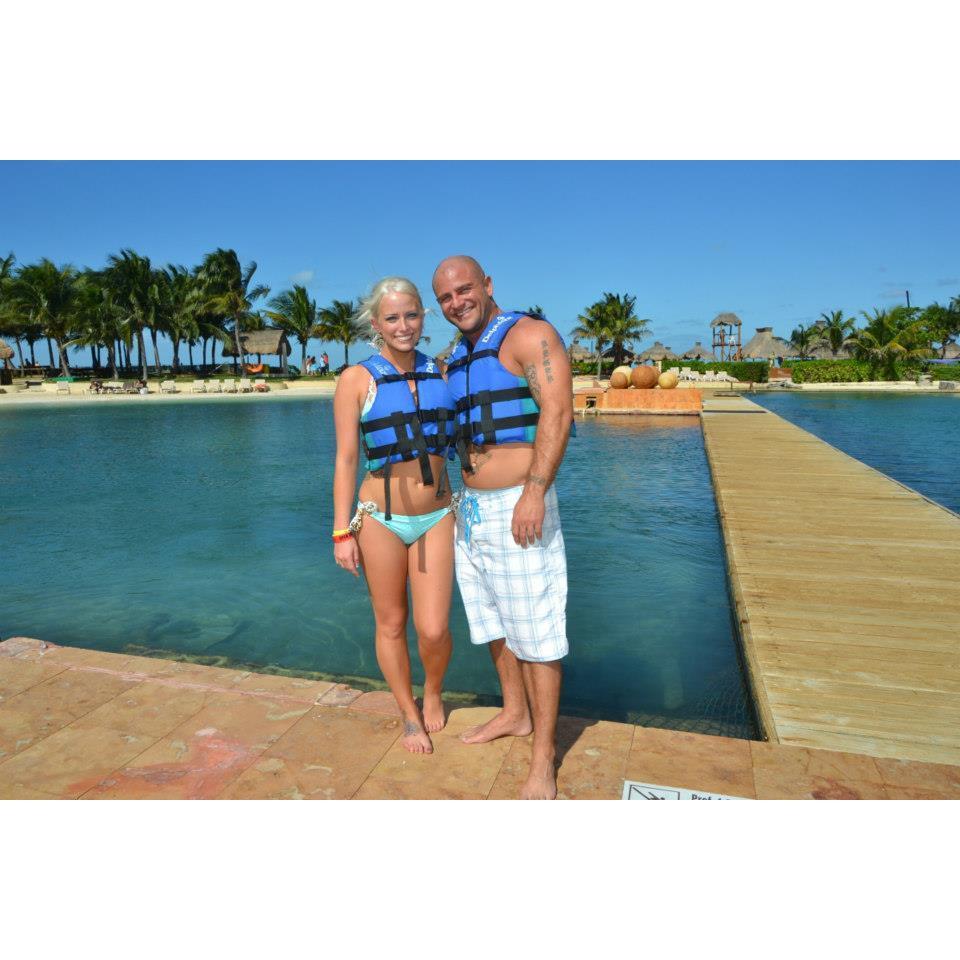 Our very first vacation together in Cancun (2012)