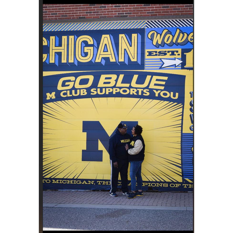 Go Blue all day!! You might even hear someone often say "Big Ten"