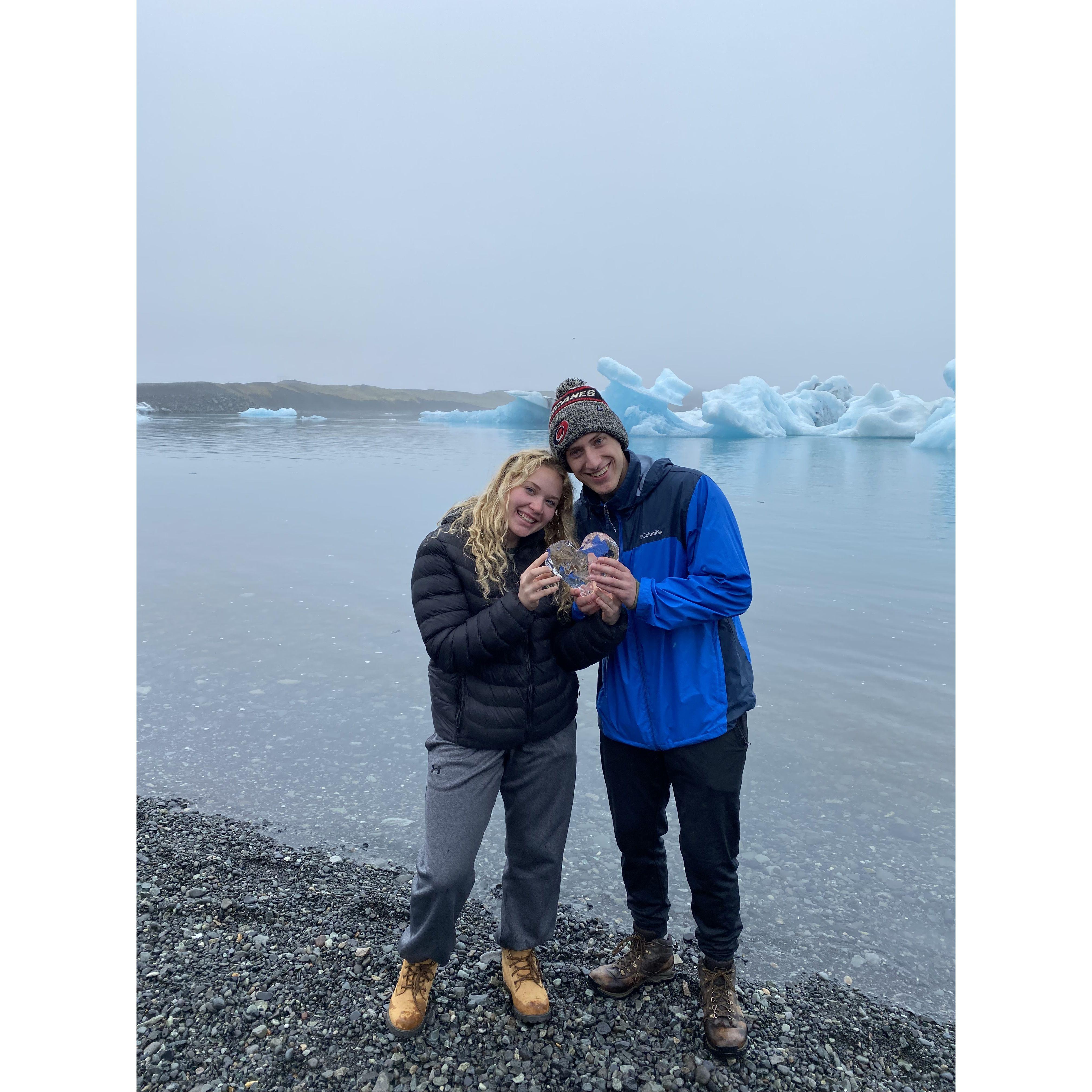Iceland black sand beaches.