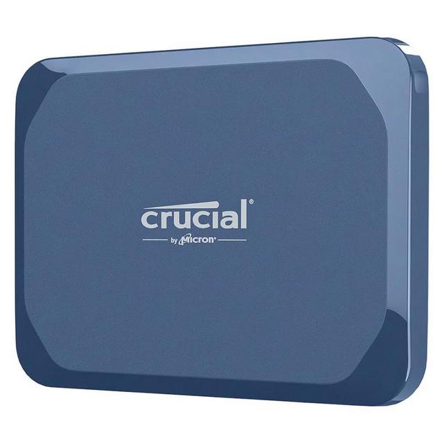 Crucial X10 1TB Portable SSD, Up to 2,100MB/s, USB 3.2 USB-C, External Solid State Drive, Compatible with Windows, Mac & Android, Durable Storage for Games, Photos & Files, Blue - CT1000X10SSD9-02