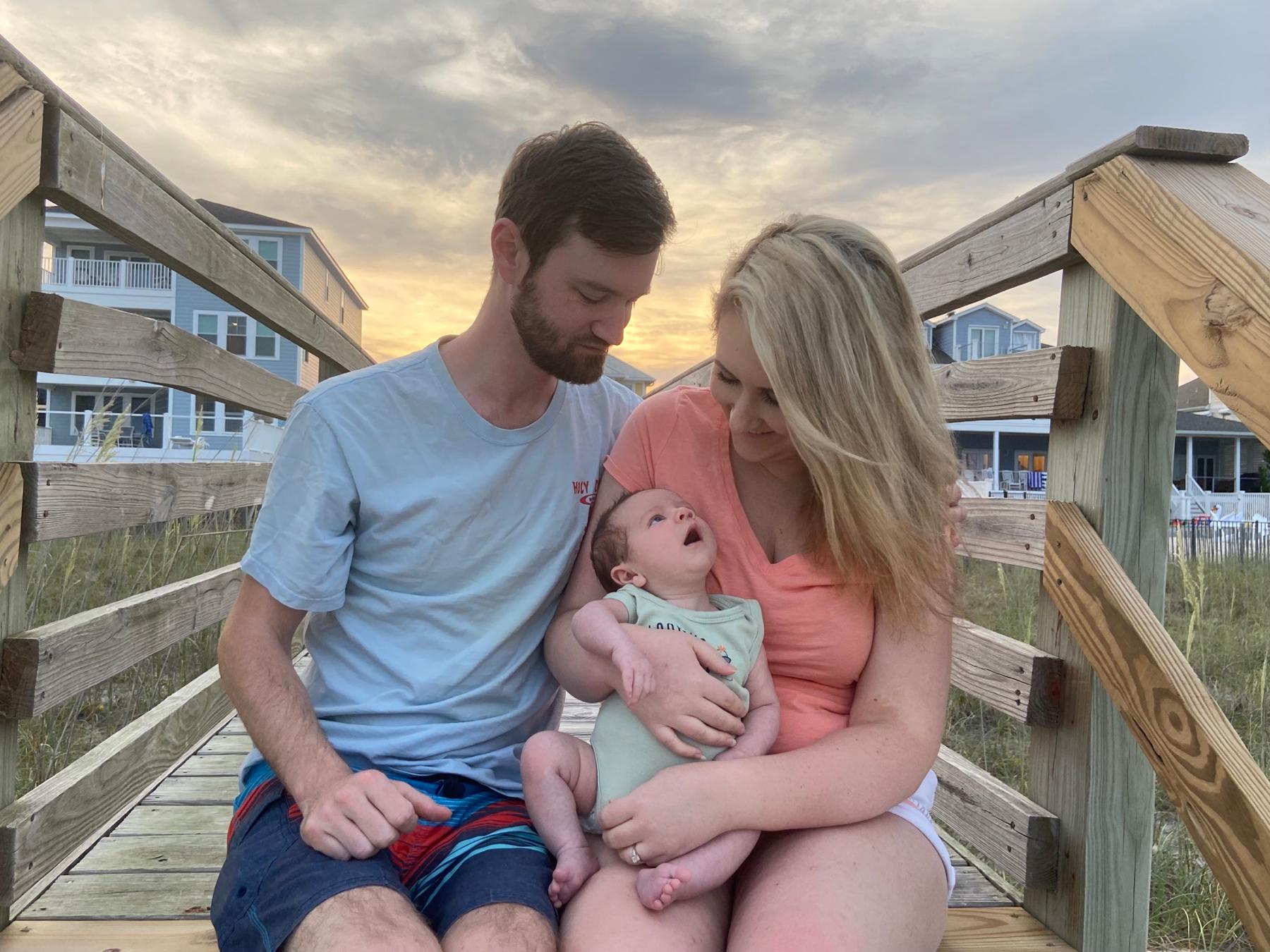 Jason’s first beach trip