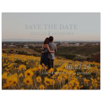 Pewter Gray, Grey Wedding Digital Save the Date - Pinehaven Photo