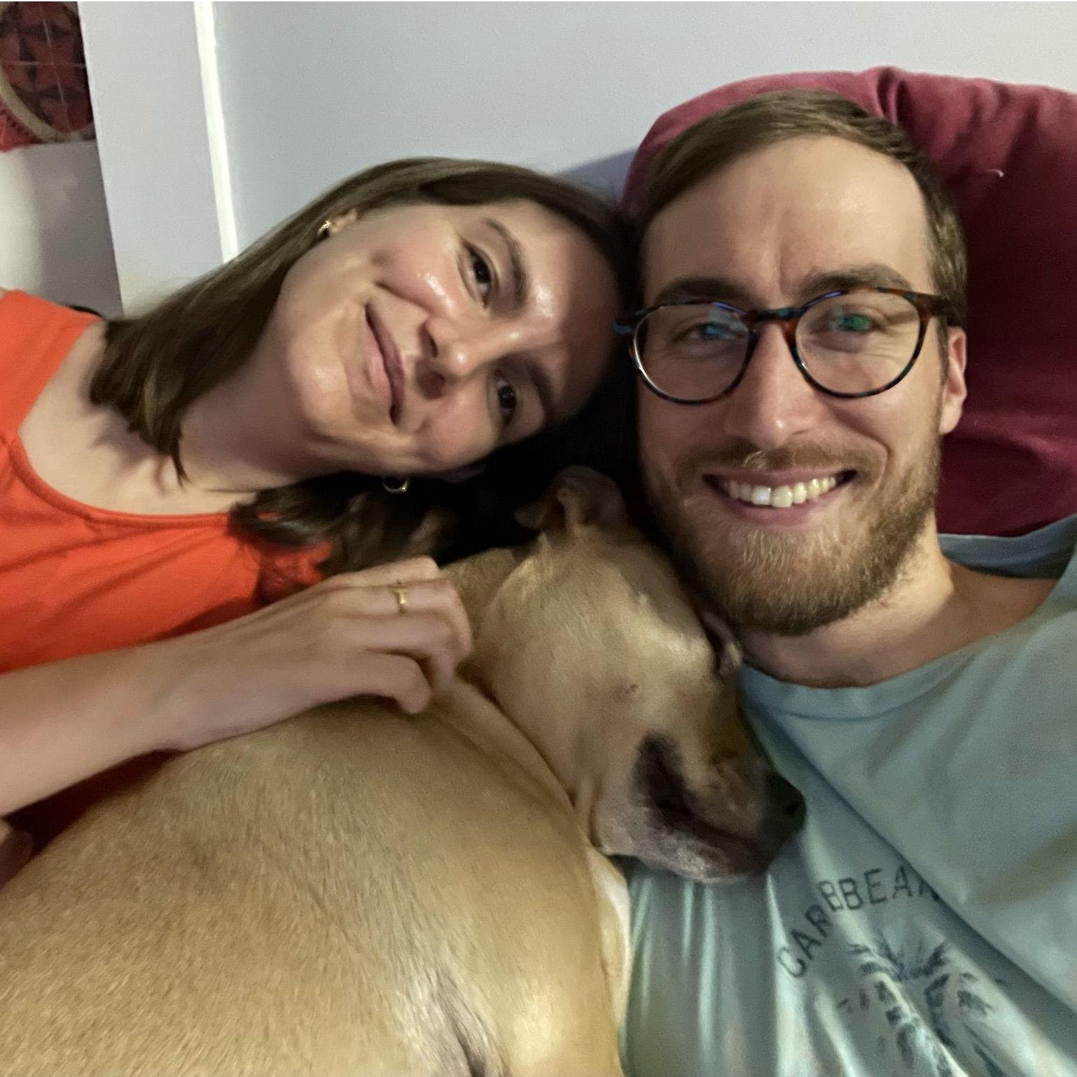 Summer 2020, living together in Megan and Arshia's little apartment