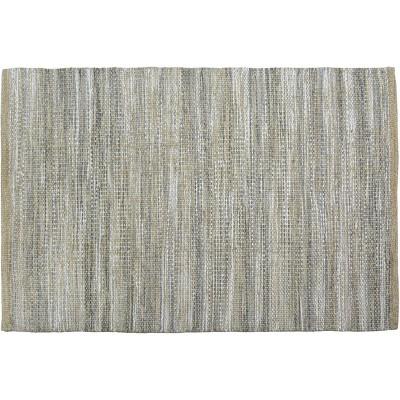 2'6"X4' Woven Accent Rug Gray Natural - Threshold™