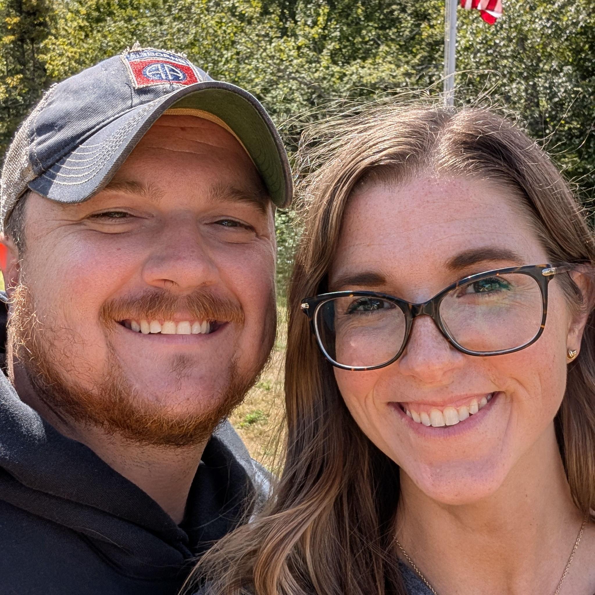 This was Christy's first time in Maine and the weather was showing off.