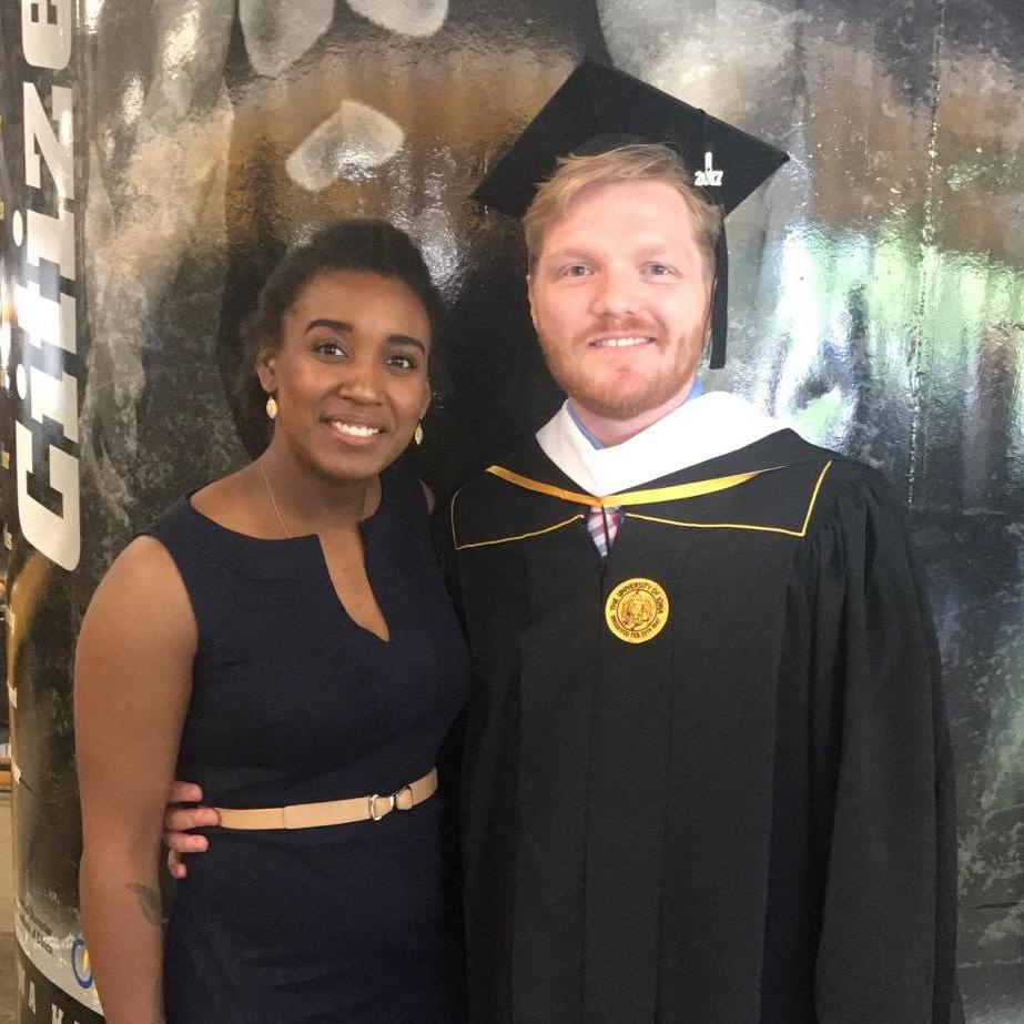 Jordan got his Masters Degree!