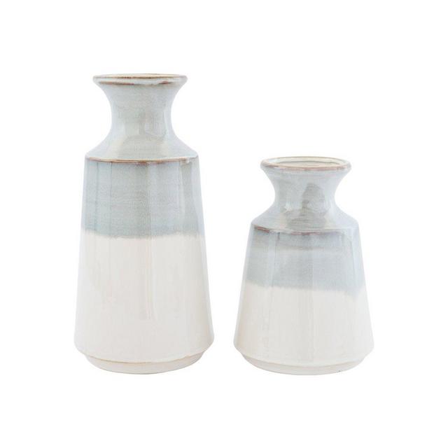 Gray Dipped Vase