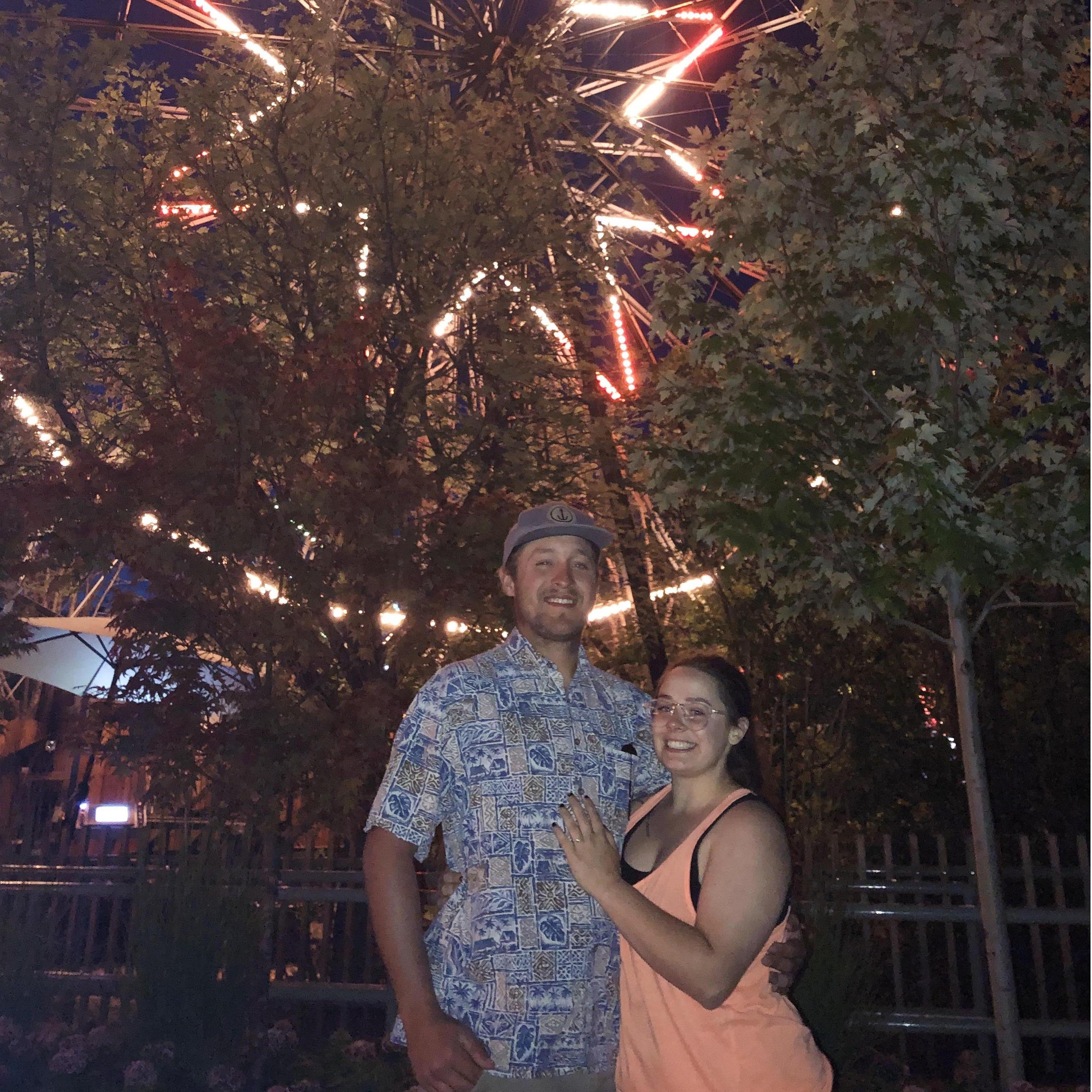 The day we got engaged