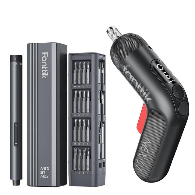 Fanttik E1 Max 3.7V Mini Precision Electric Screwdriver (5/32‘’Hex) & L1 Pro 3.7V Cordless Screwdriver (1/4''Hex)
