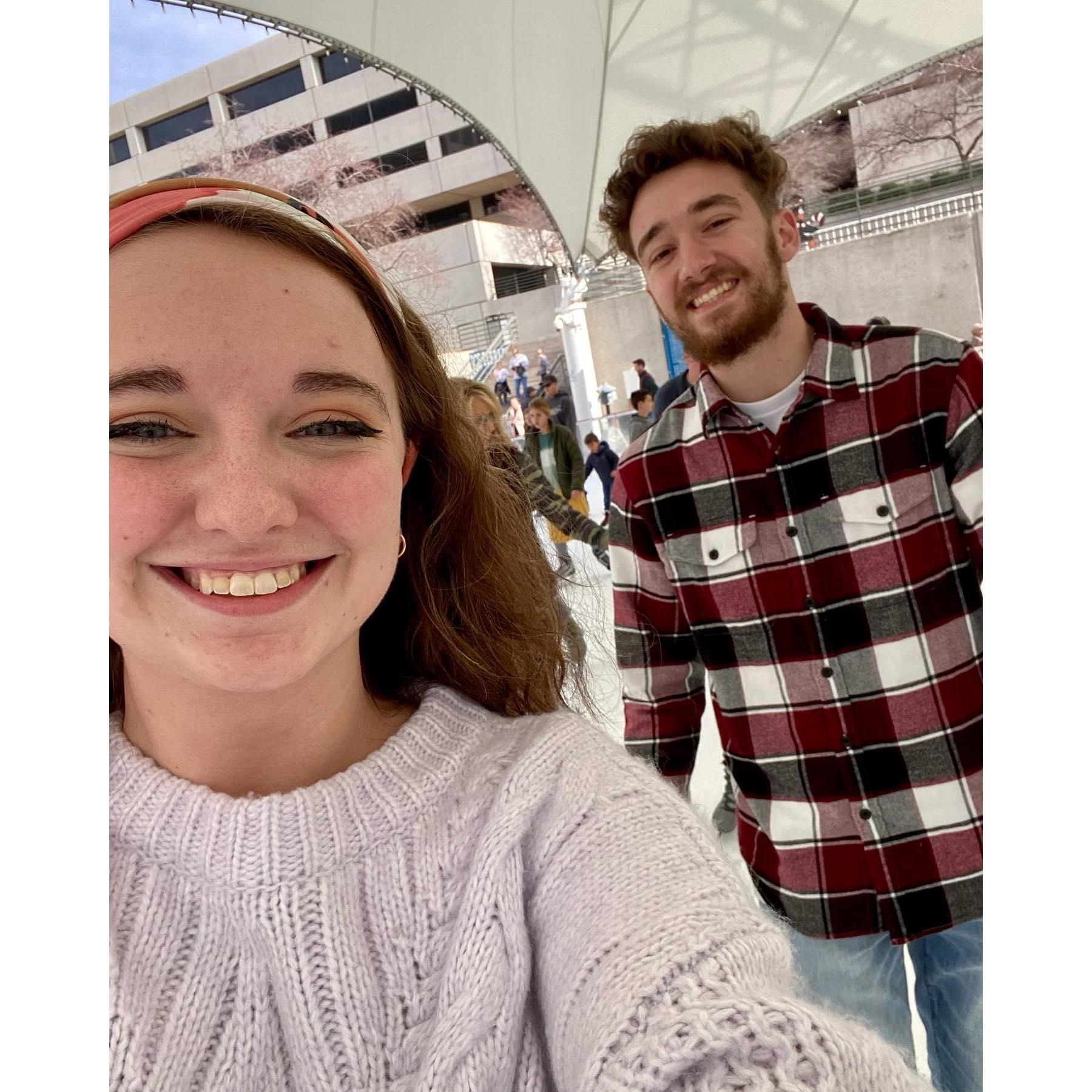 Ice Skating at Crown Center