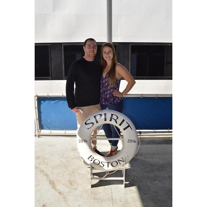 Spirit of Boston Cruise the day we got engaged!