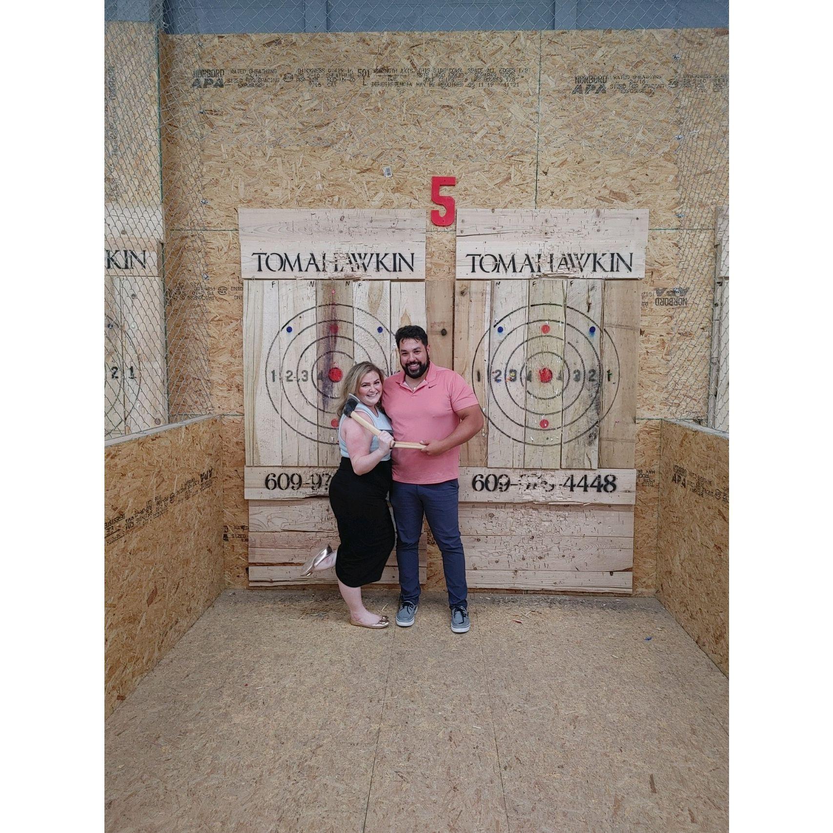 Axe Throwing! - 4 months