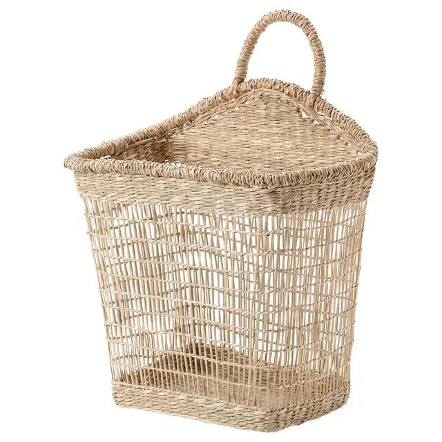 LUSTIGKURREBasket, natural seagrass11 ¾x7 ¾x13 ¾ "