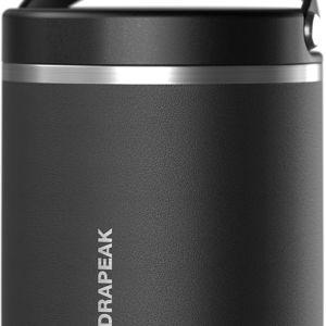 Hydrapeak 25oz Stainless Steel Vacuum Insulated Food Jar for Hot Food and Cold Food, Wide Mouth Leak-Proof Soup Jar for Adults, 10 Hours Hot and 16 Hours Cold (Black)