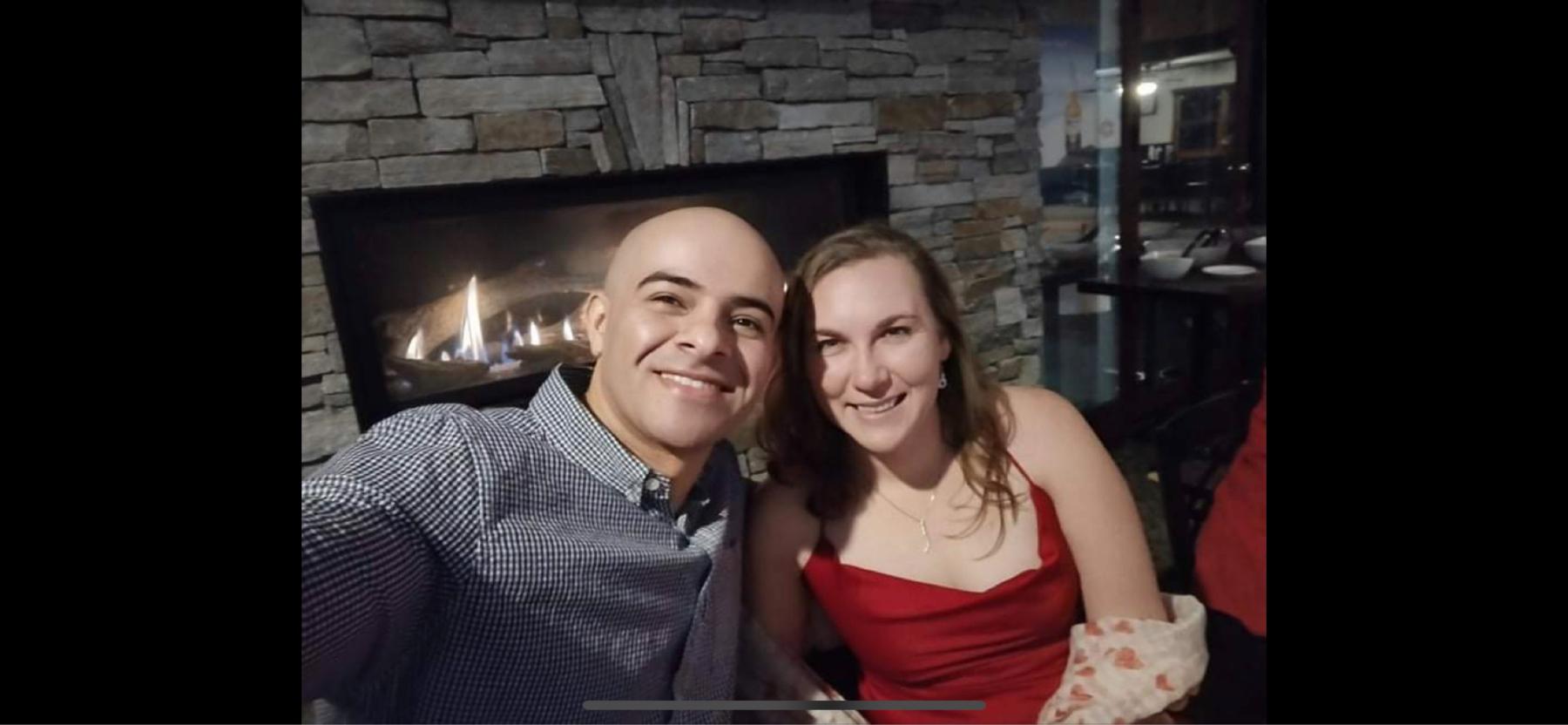 Our first Valentines at a Rotary Club event! This was before we met each other’s families.