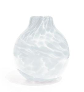 Saban Glass Hand-Blown Jug Vase (Opal)