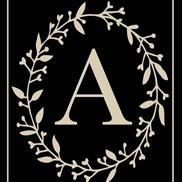 Briarwood Lane Classic Monogram Letter A Garden Flag Everyday 12.5" x 18"