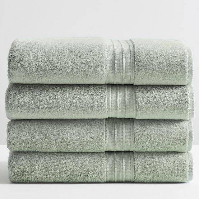 Eucalyptus Hydrocotton Organic Bath Towels, Set of 4