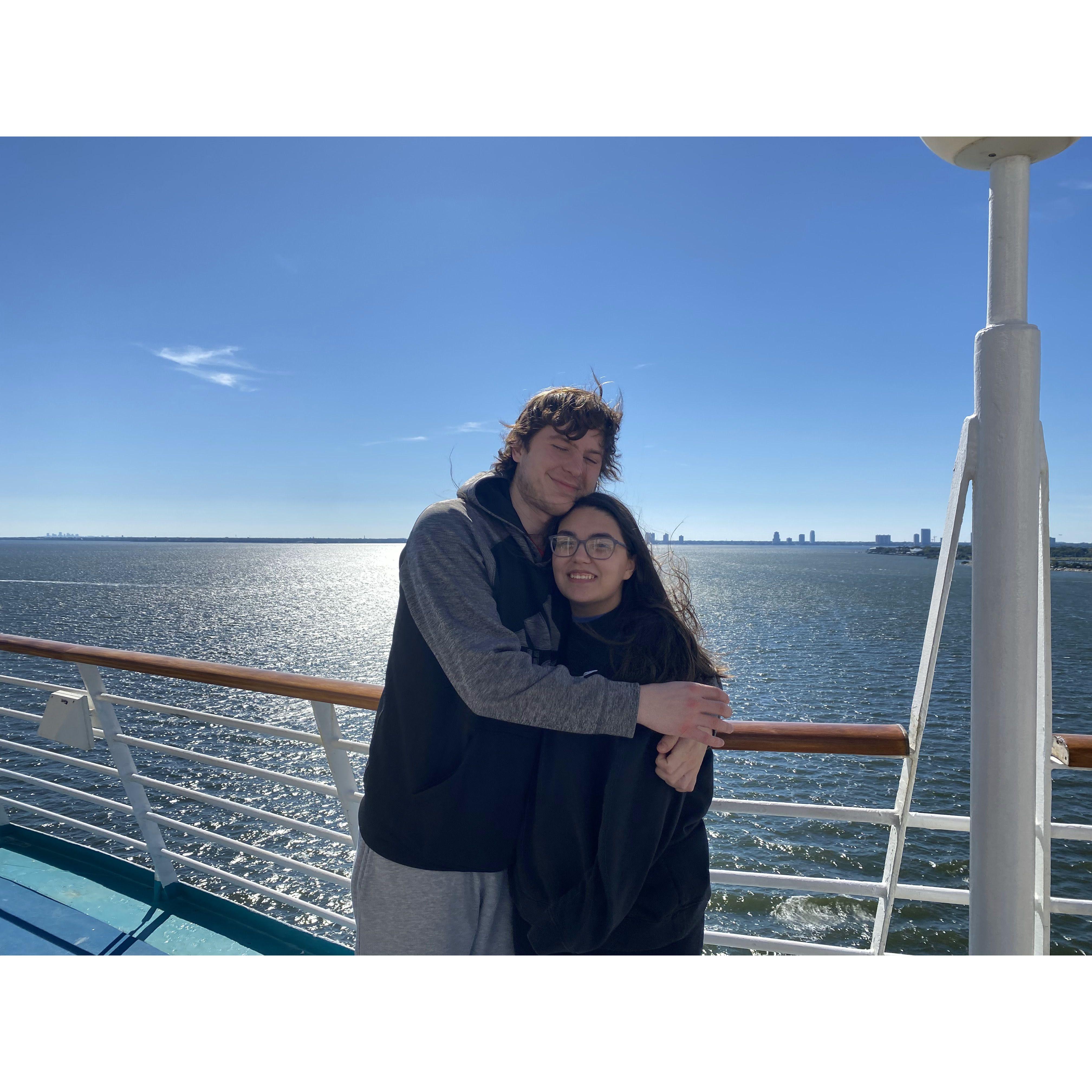 Our first cruise.
