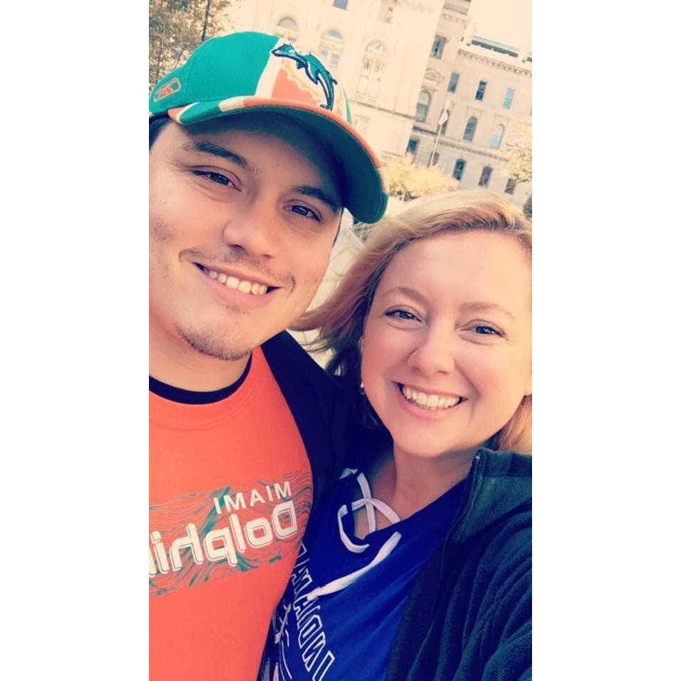 One of our few trips to Indianapolis