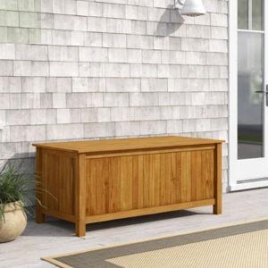 Birch Lane Summerton Teak Solid Wood Deck Box