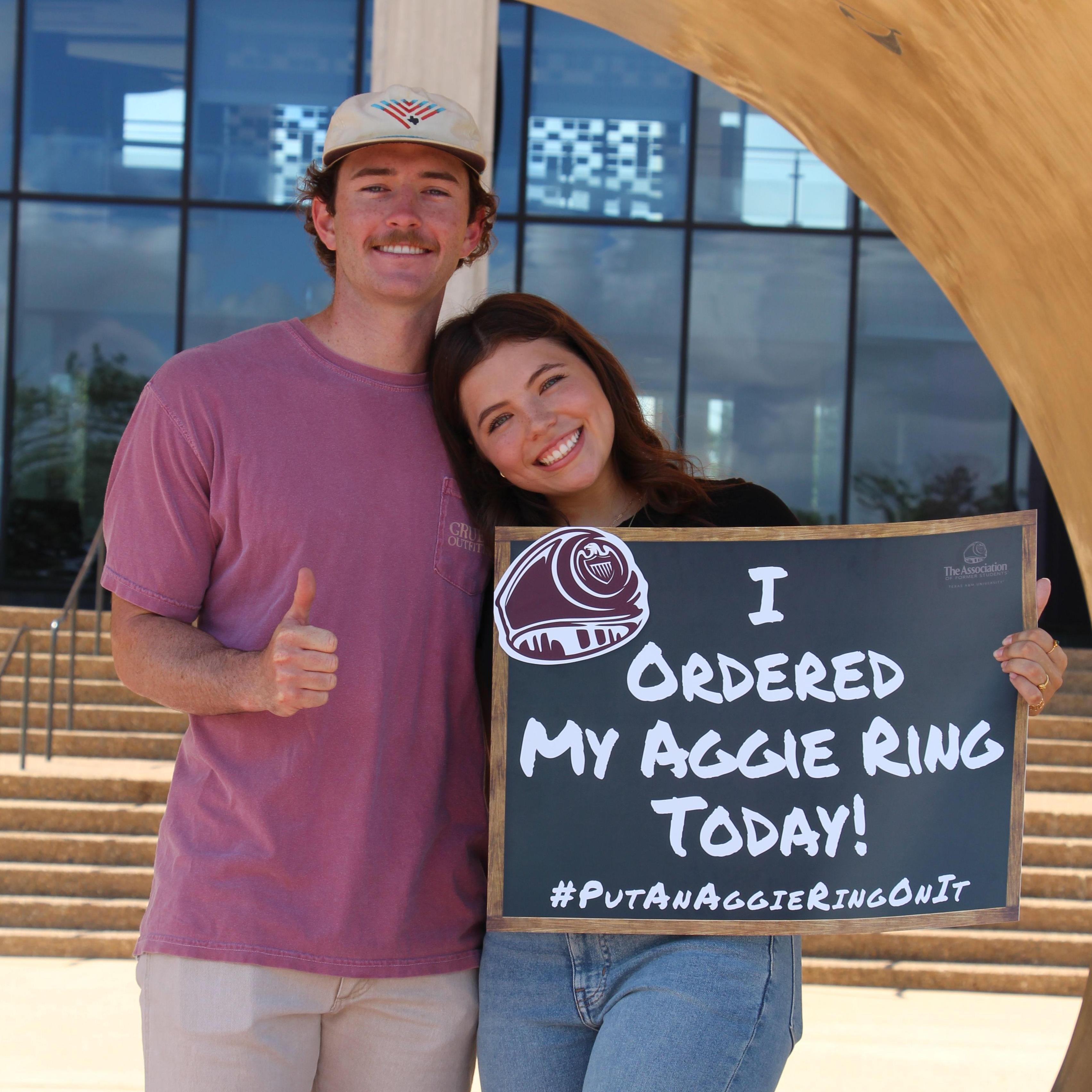 ordering the aggie ring 2021