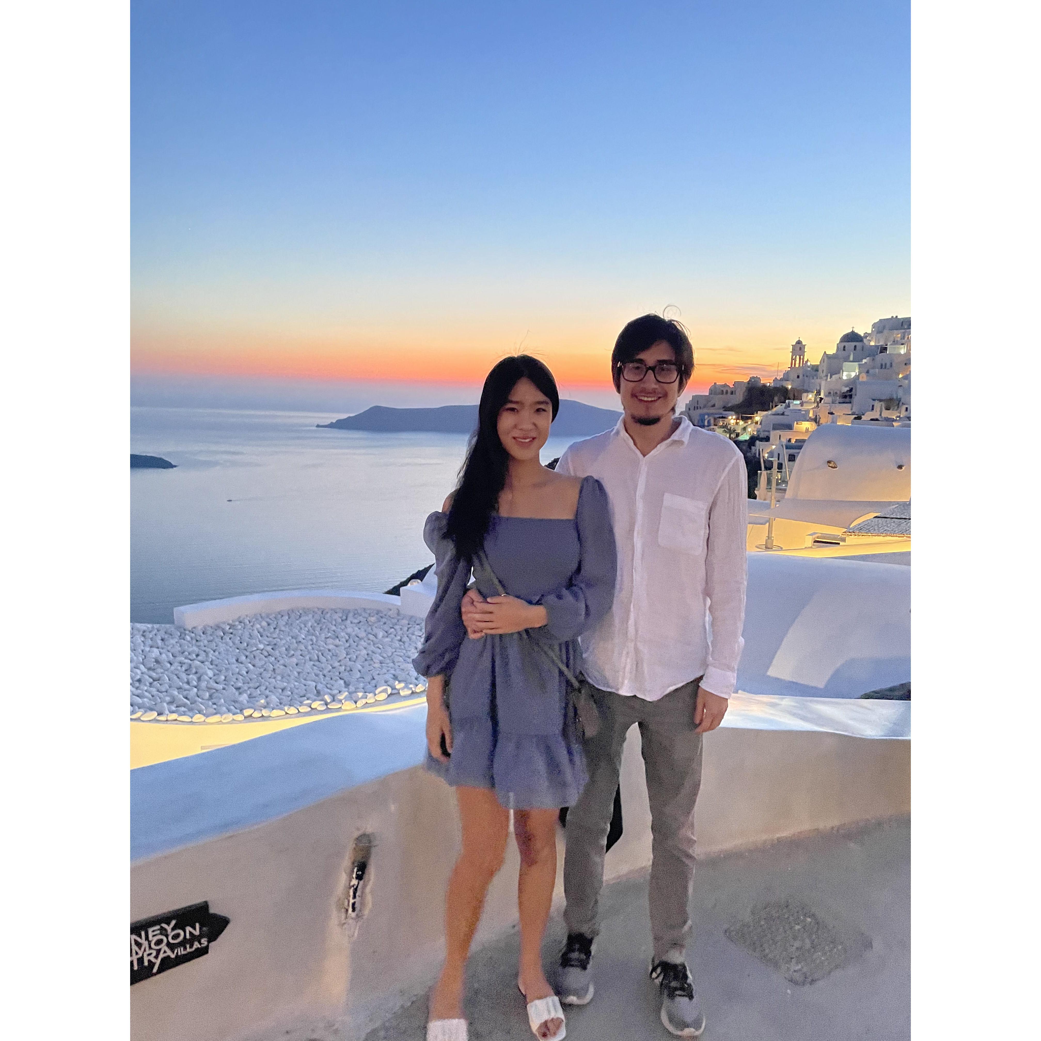 First time in Santorini