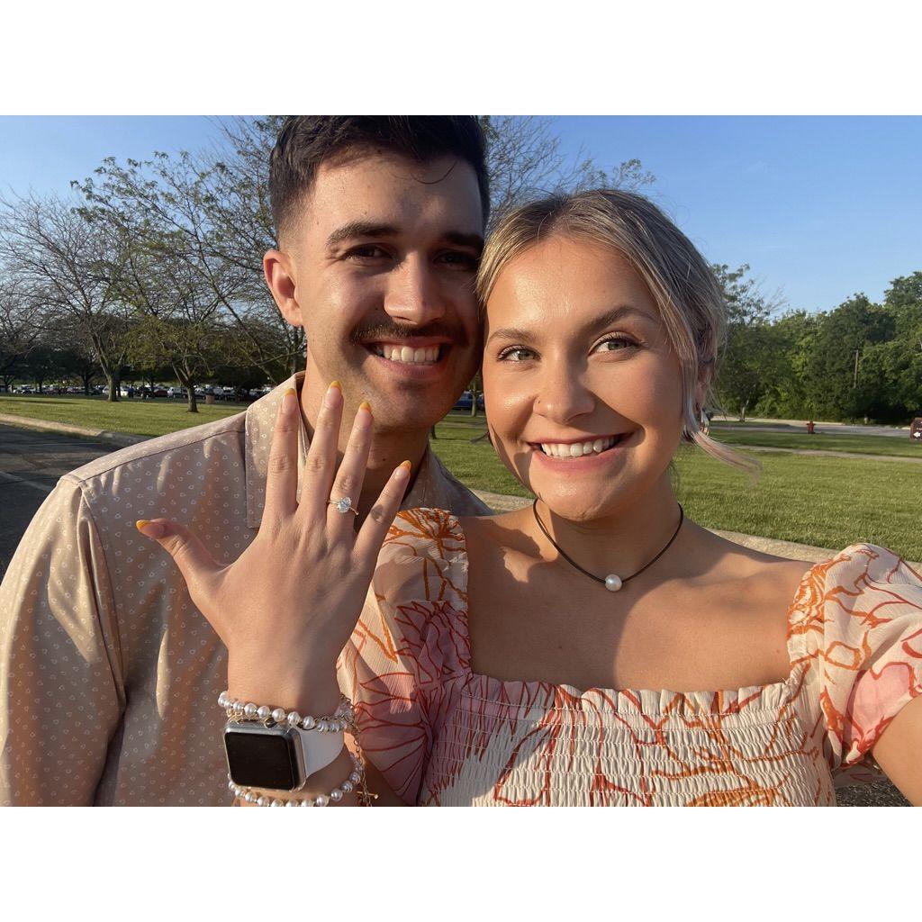 The day we got engaged!!