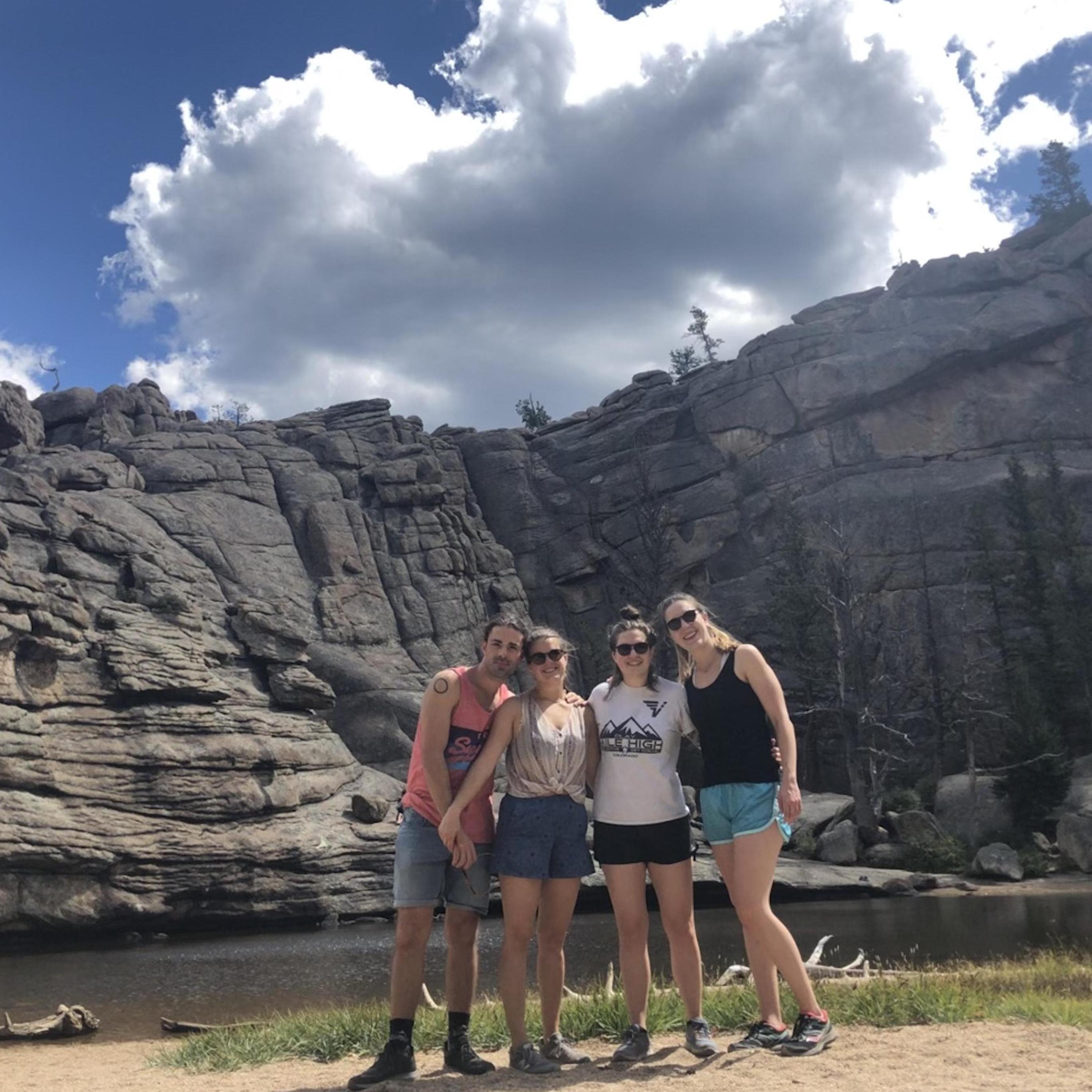 A stroll from David and Hannah's house in Estes Park to Rocky Mountain National Park (May 2019)