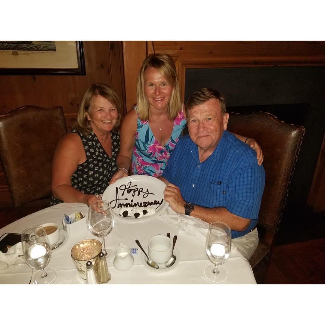 Margie and Dad's Wedding Anniversary, Savannah GA