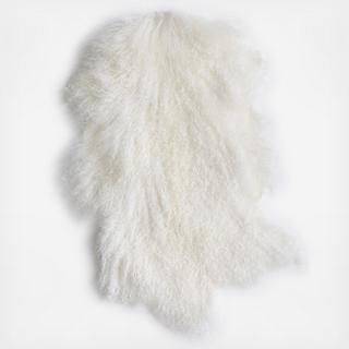 Fleur de Sel Mongolian Lamb Fur Rug