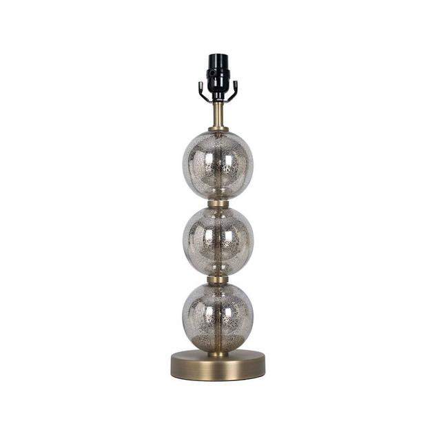 Large Stacked Glass Ball Table Lamp Base Brass - Threshold™