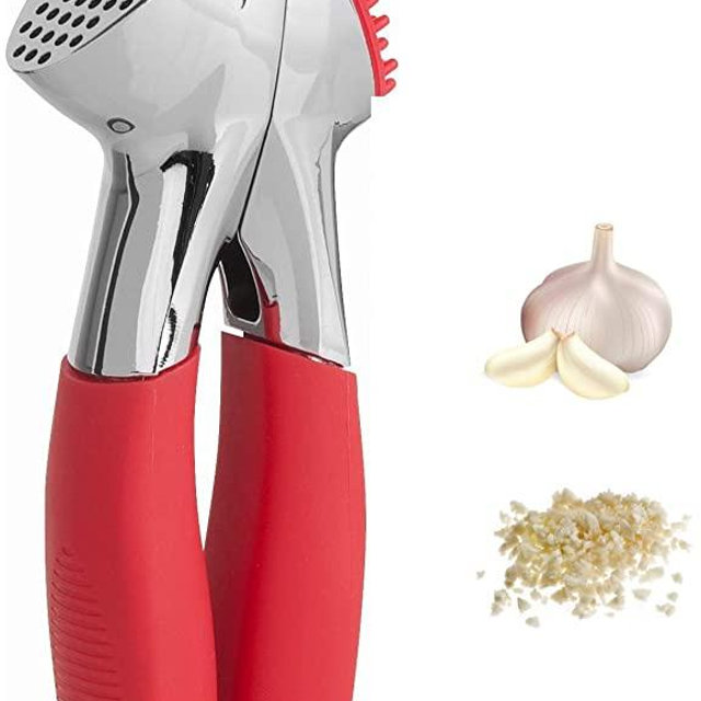 Trudeau Garlic Press, Red