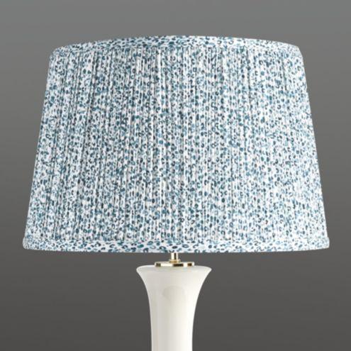 2 Teal Pleated Lamp Shade, Size Small