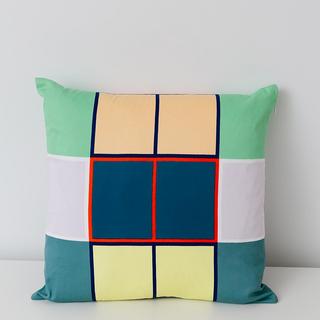 Windowpane Throw Pillow Cover