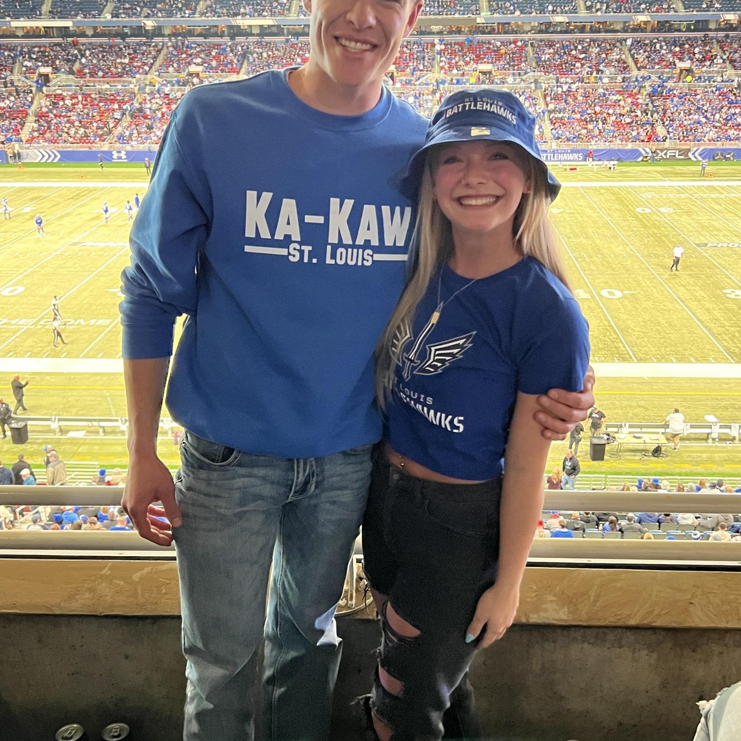 Battlehawks game in Saint Louis