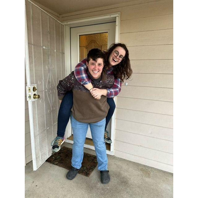 Got the keys to our first home together, 2024