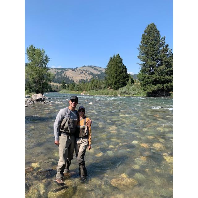 Fly Fishing in Montana! Mac caught her first fish ever!