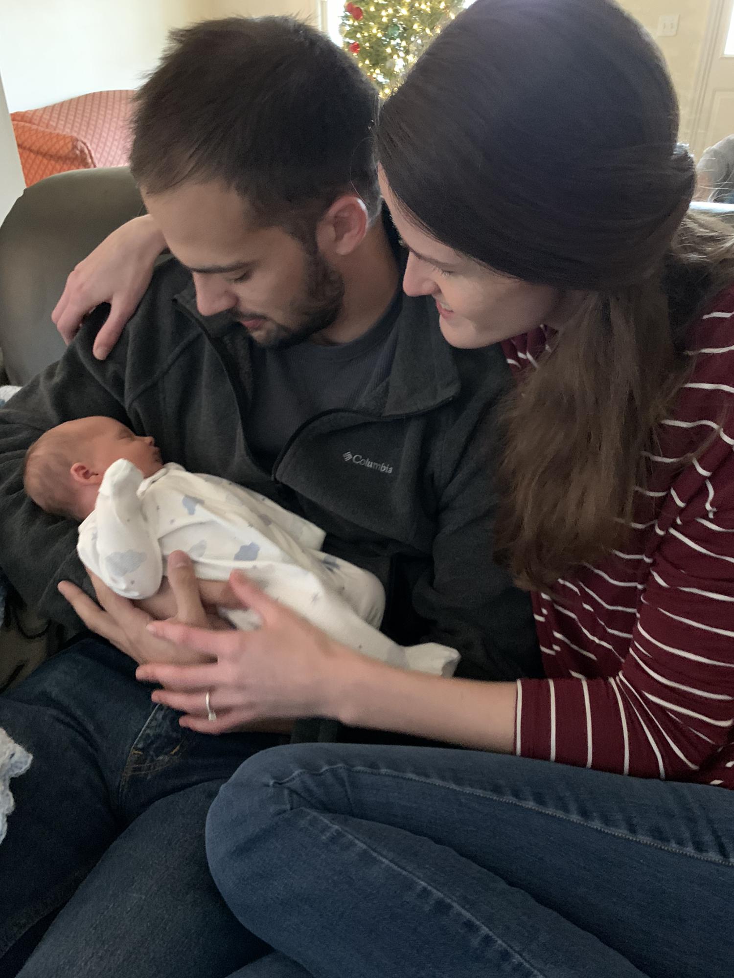 Meeting our godson Silas Emmanuel for the first time - January 7, 2022