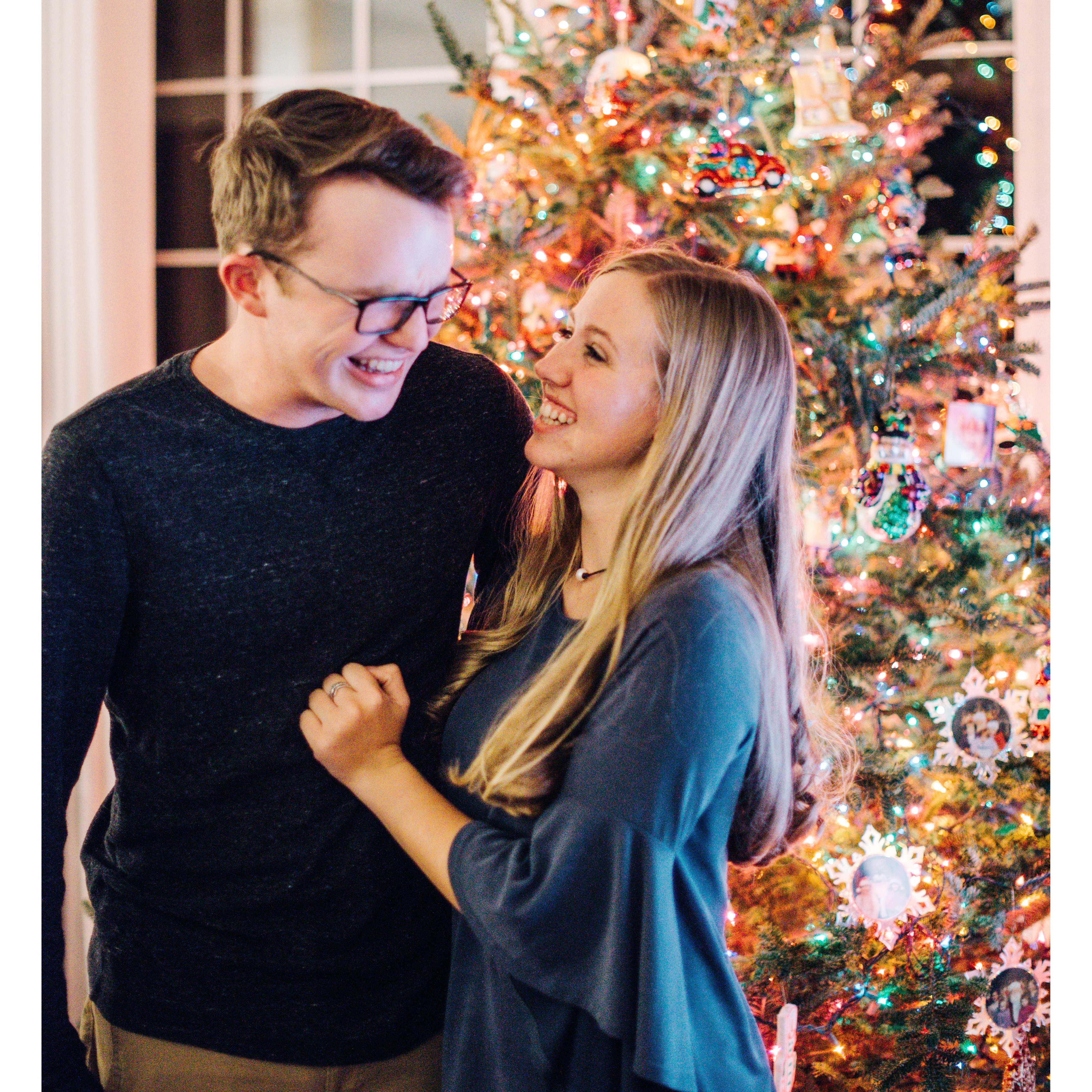 December 2018. Our first Christmas dating!