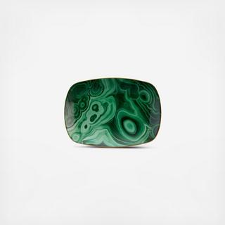 Malachite Rectangular Tray